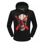 pulls gilets sweat philipp plein pour homme red x-skull